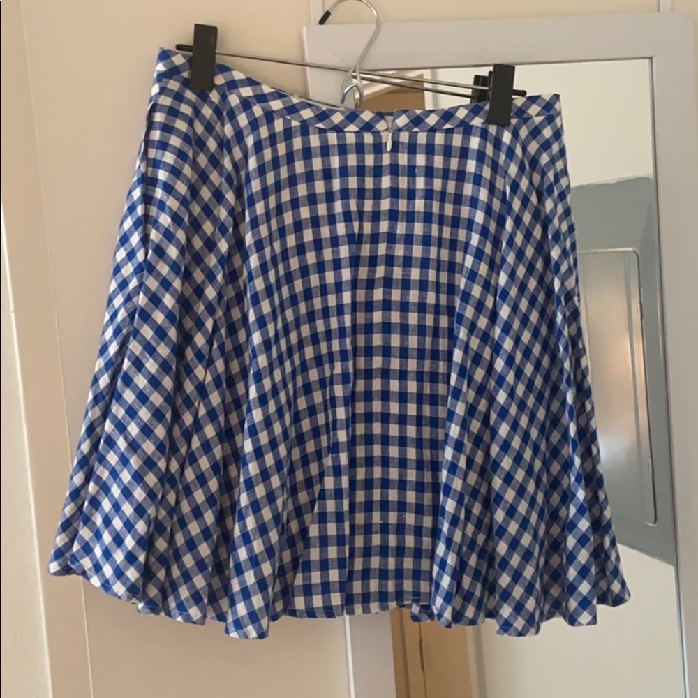 J.Crew Gingham Skirt